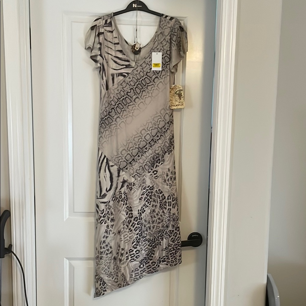 Elegant Animal Print Dress